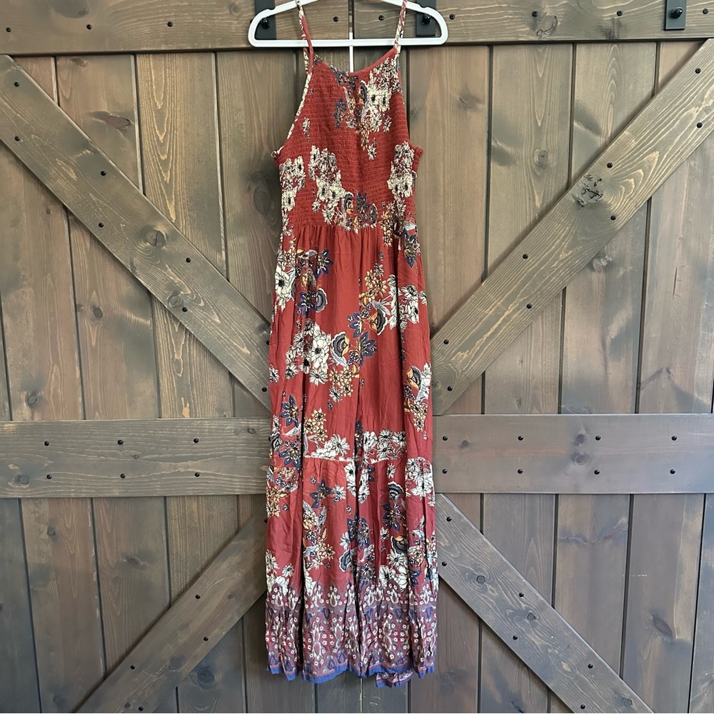 Angie Floral Maxi Jumpsuit